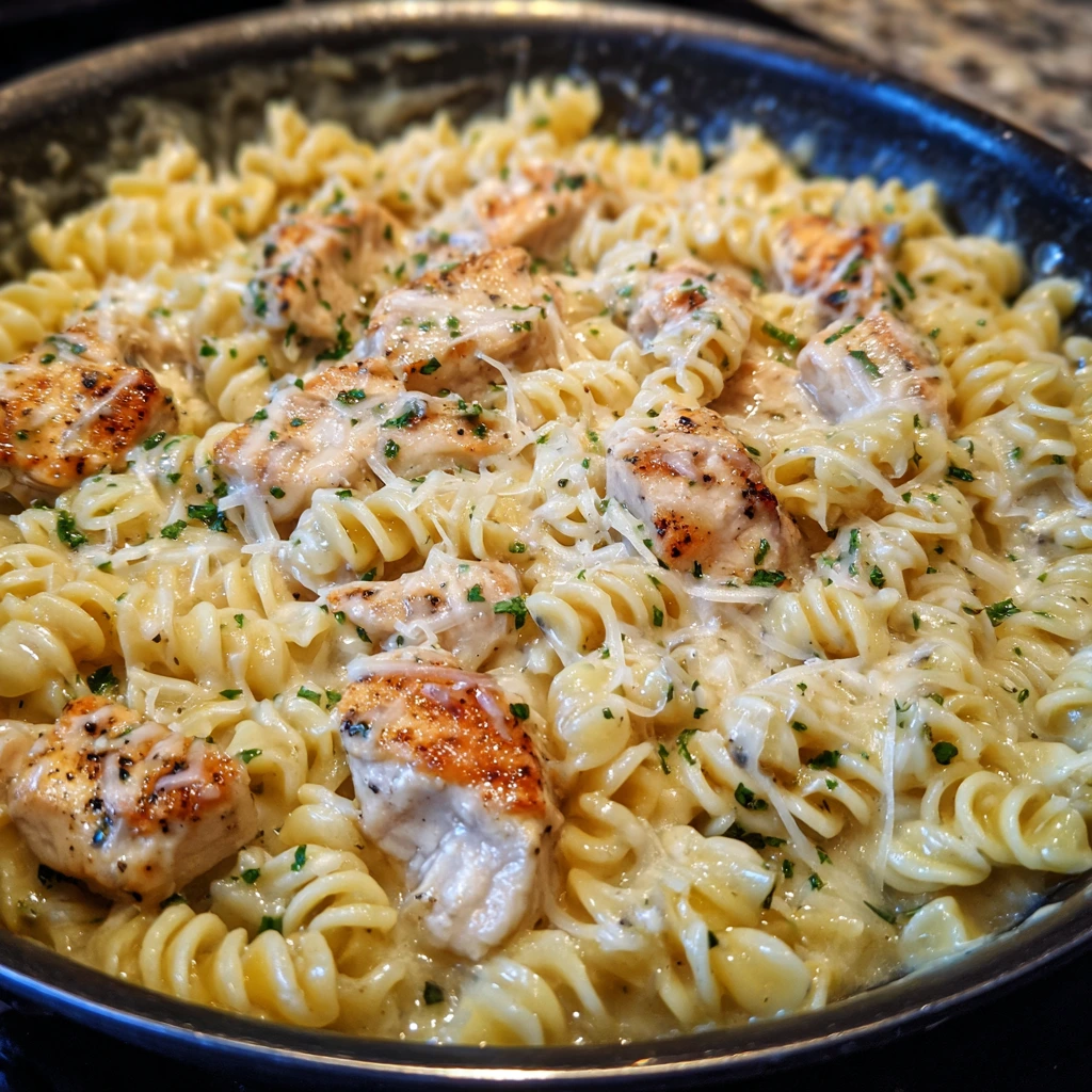 Creamy Garlic Parmesan Chicken Pasta