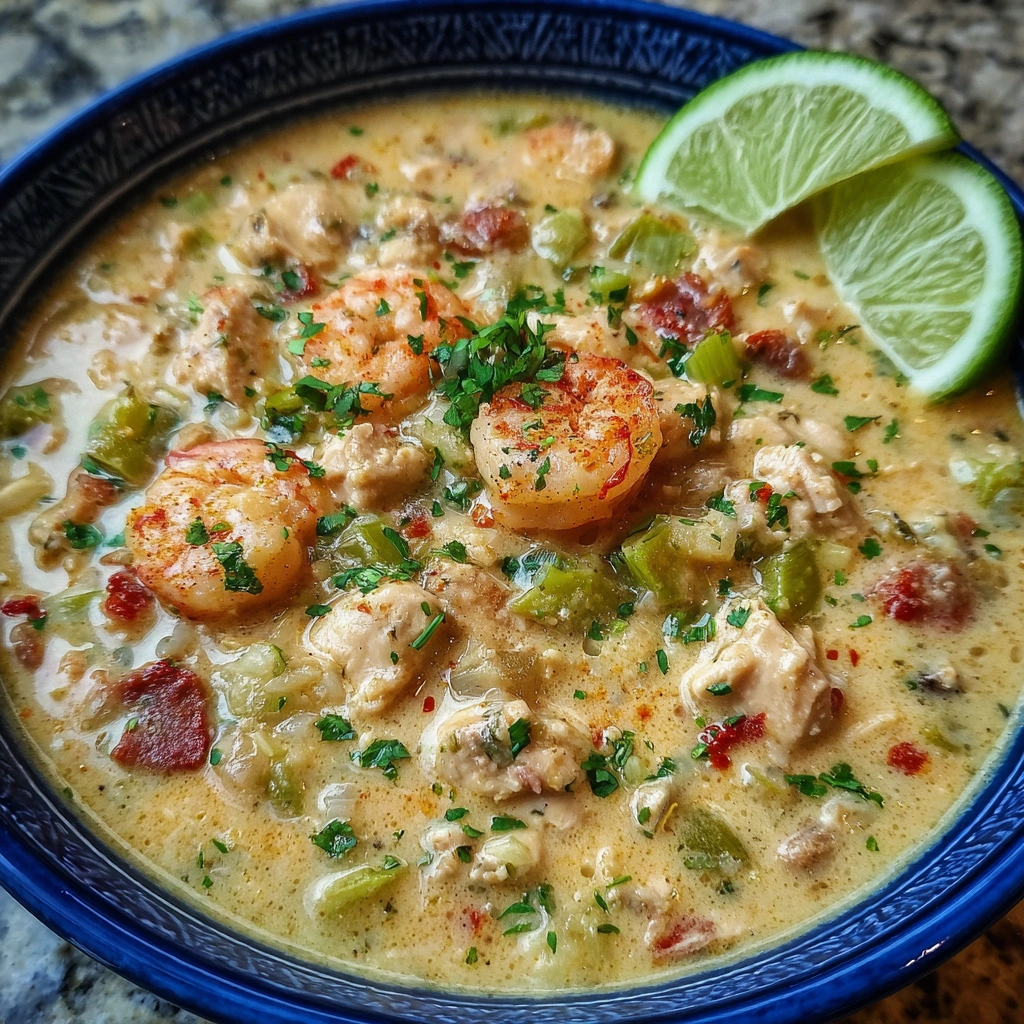 Cajun White Chicken Chili