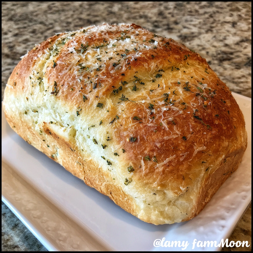 Herb and cheese bread served with olive oil dip