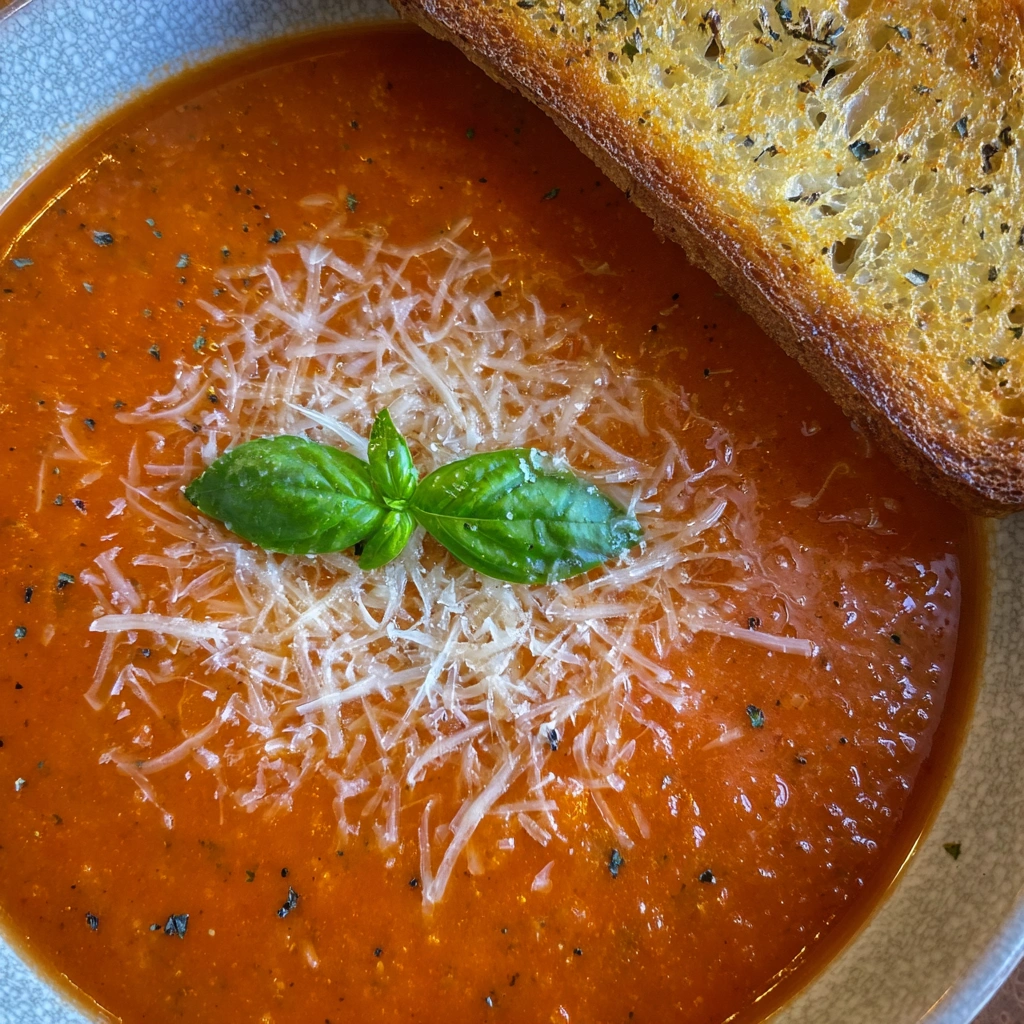 Parmesan Tomato Basil Soup