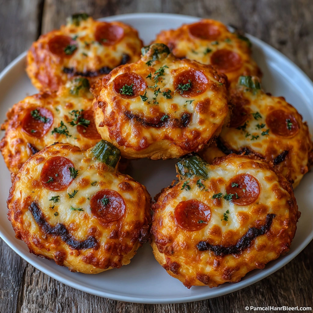 Pepperoni Pizza Pumpkins