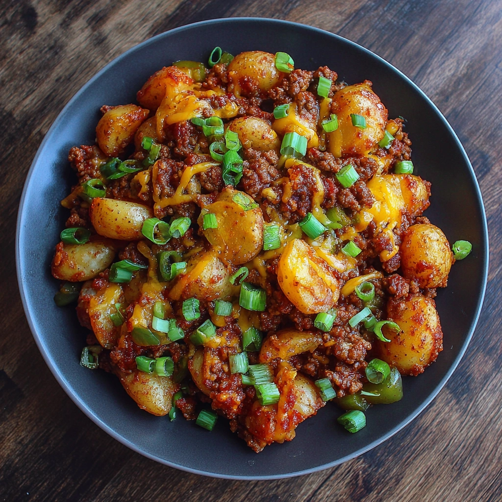 Sloppy Joe Potato Skillet 