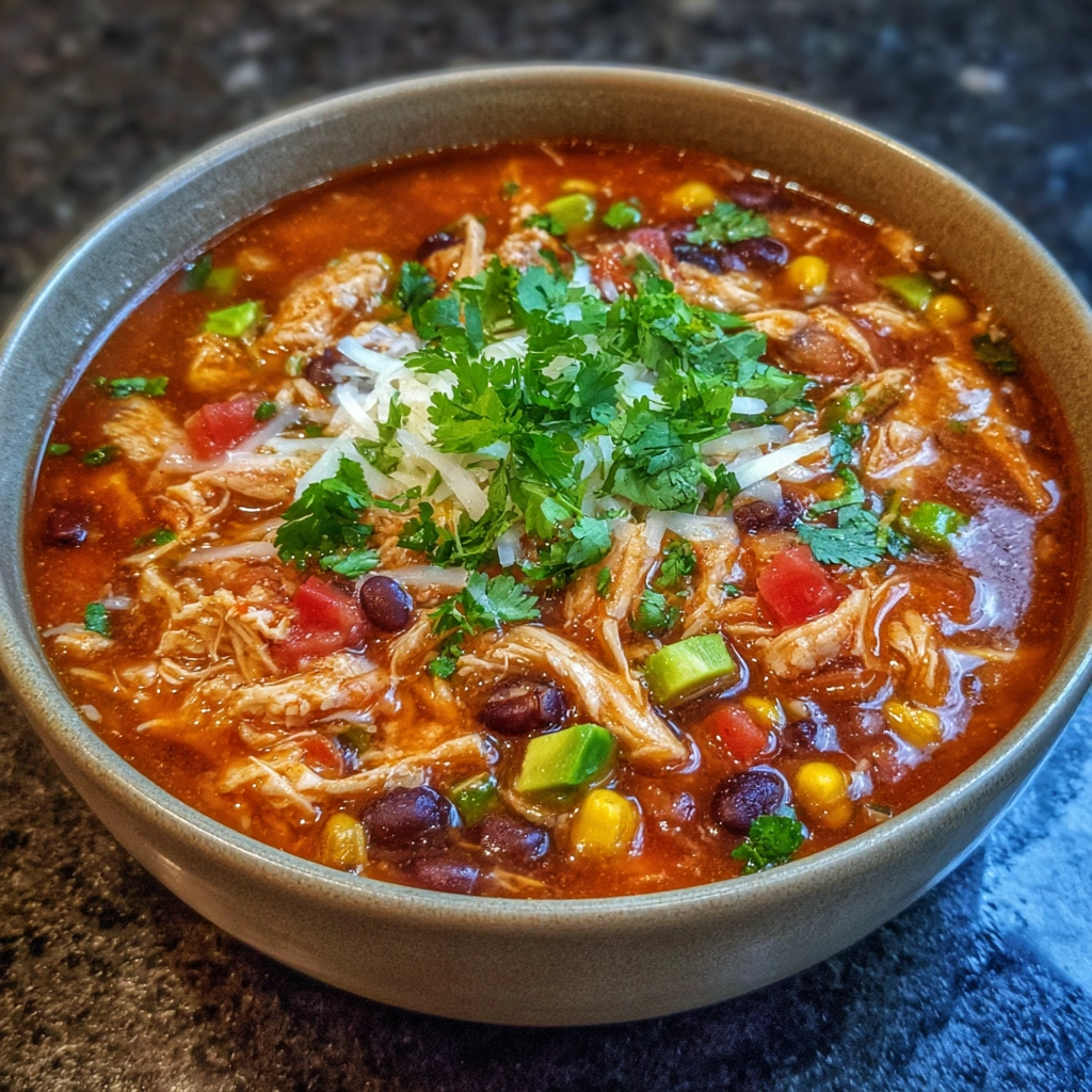 7 Can Chicken Taco Soup