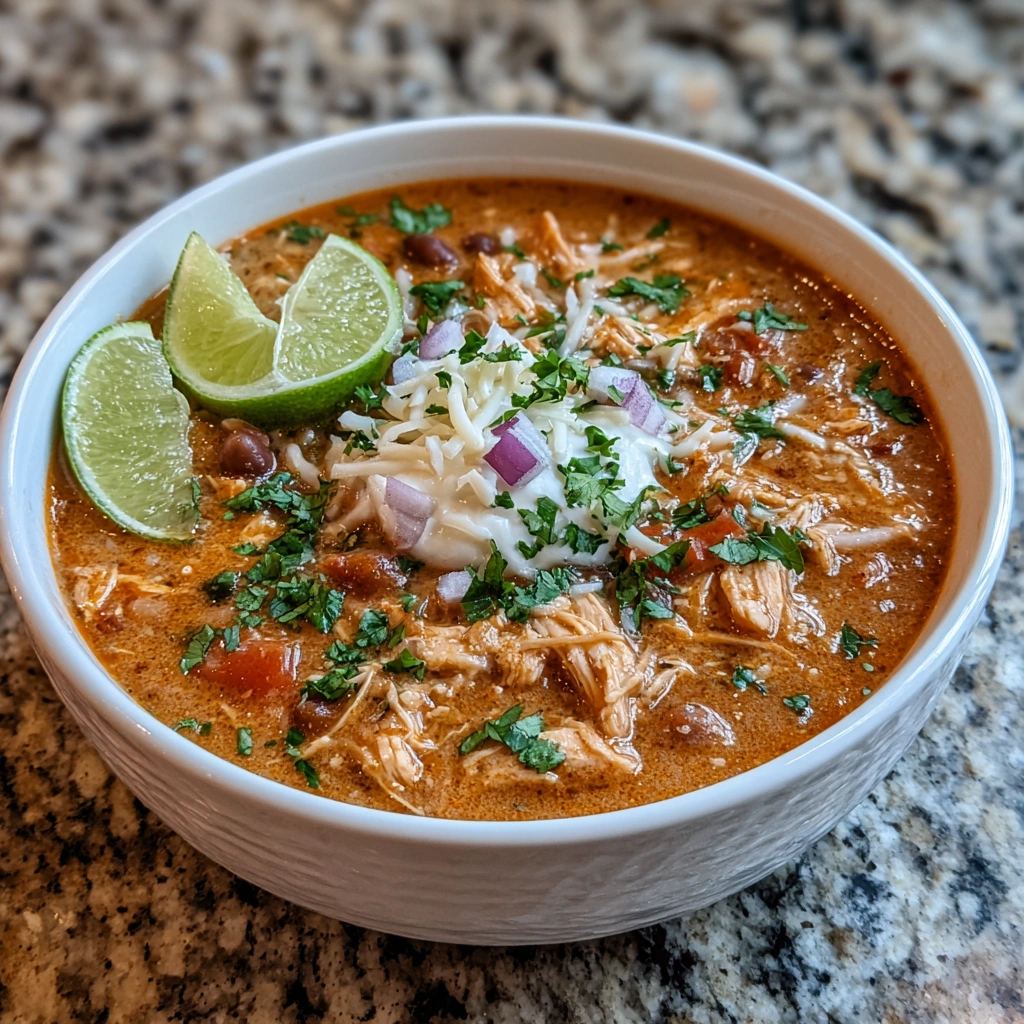Creamy Chicken Enchilada Soup