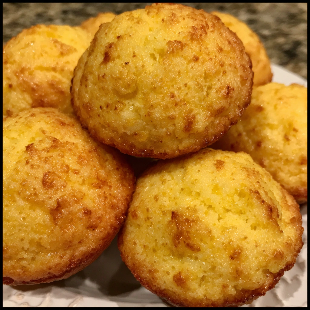 Honey Butter Cornbread Poppers