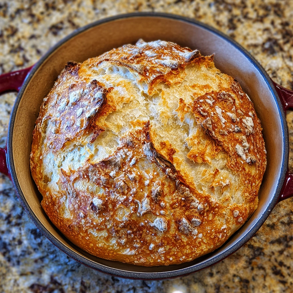 No Knead Dutch Oven Bread Recipe