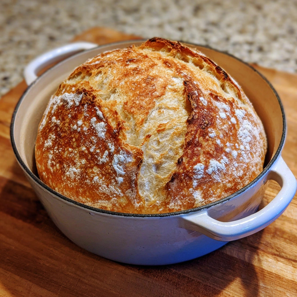 No Knead Dutch Oven Bread Recipe