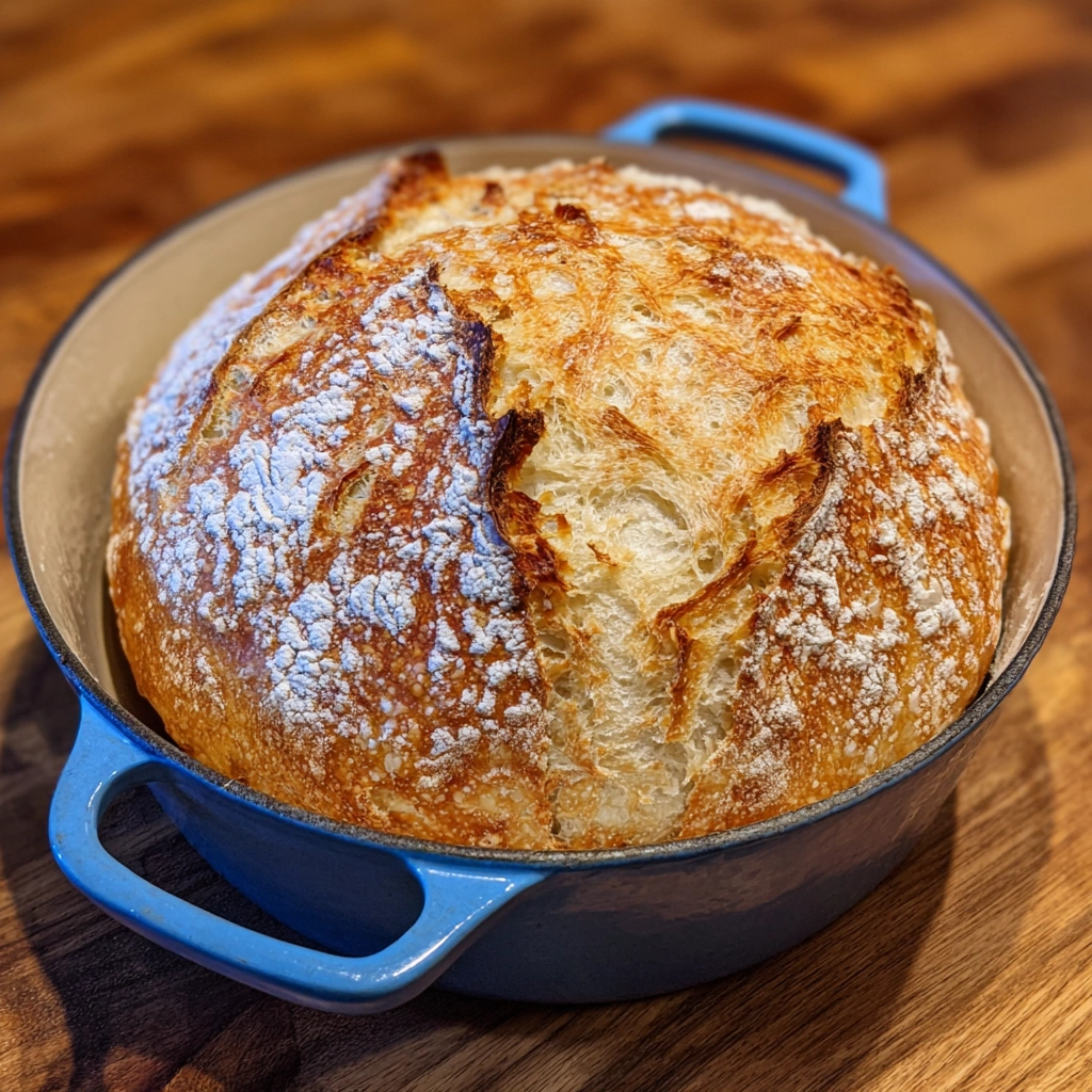 No Knead Dutch Oven Bread Recipe