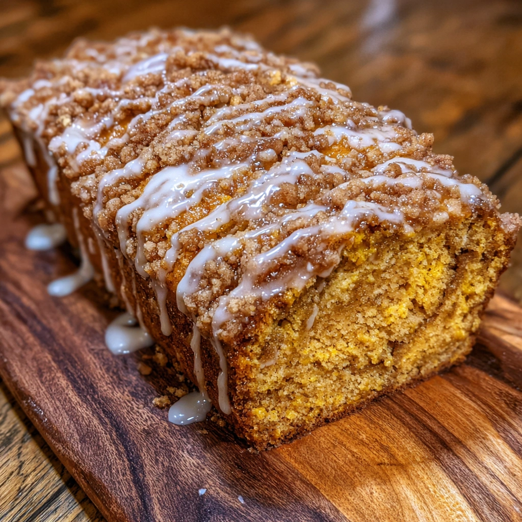 Pumpkin Streusel Bread