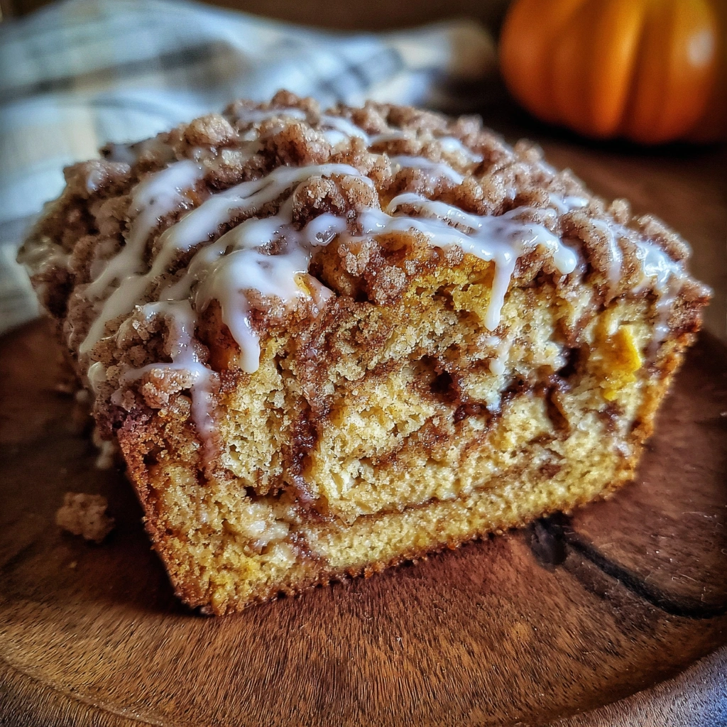 Pumpkin Streusel Bread