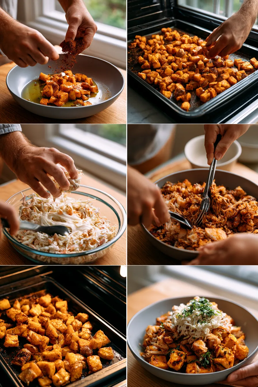 BBQ Chicken Bowls with Sweet Potatoes