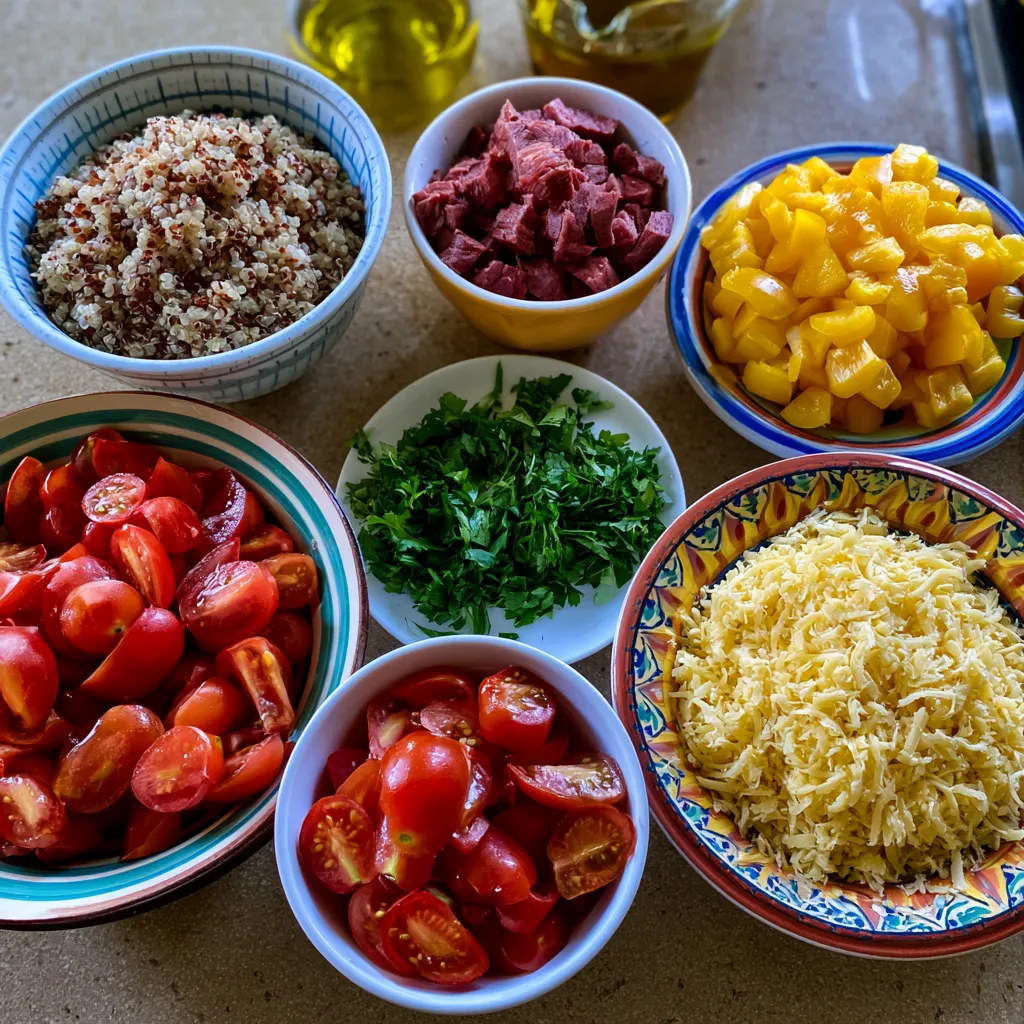 Beef Pepperoni Bowls