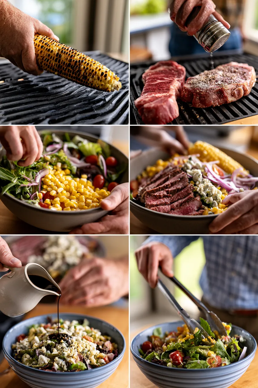 Balsamic Steak Gorgonzola Salad