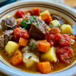 Beef and Vegetable Crockpot Soup