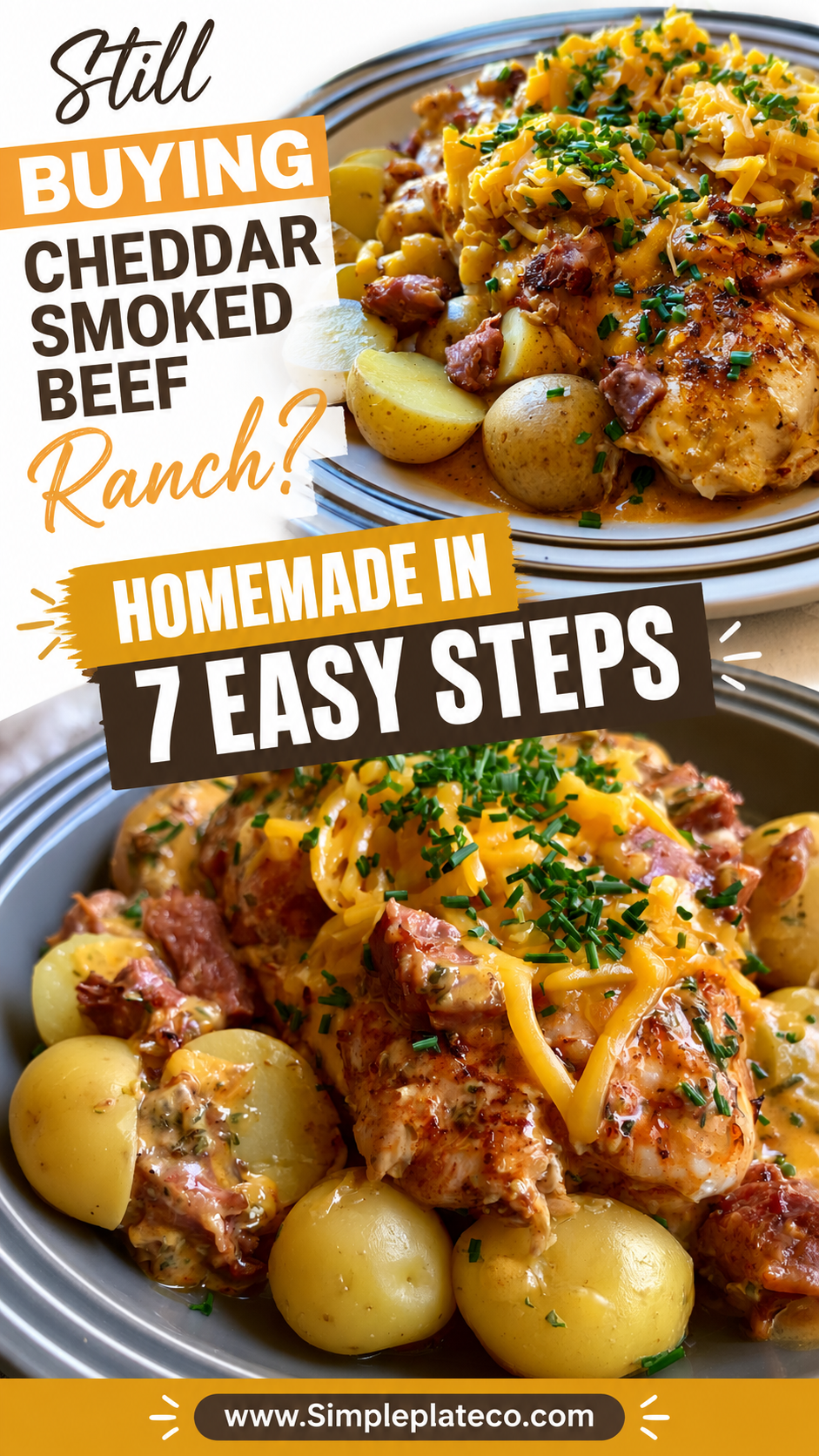 Cheddar Smoked Beef Ranch Chicken