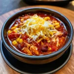 Chicken Chili with Black Beans and Corn