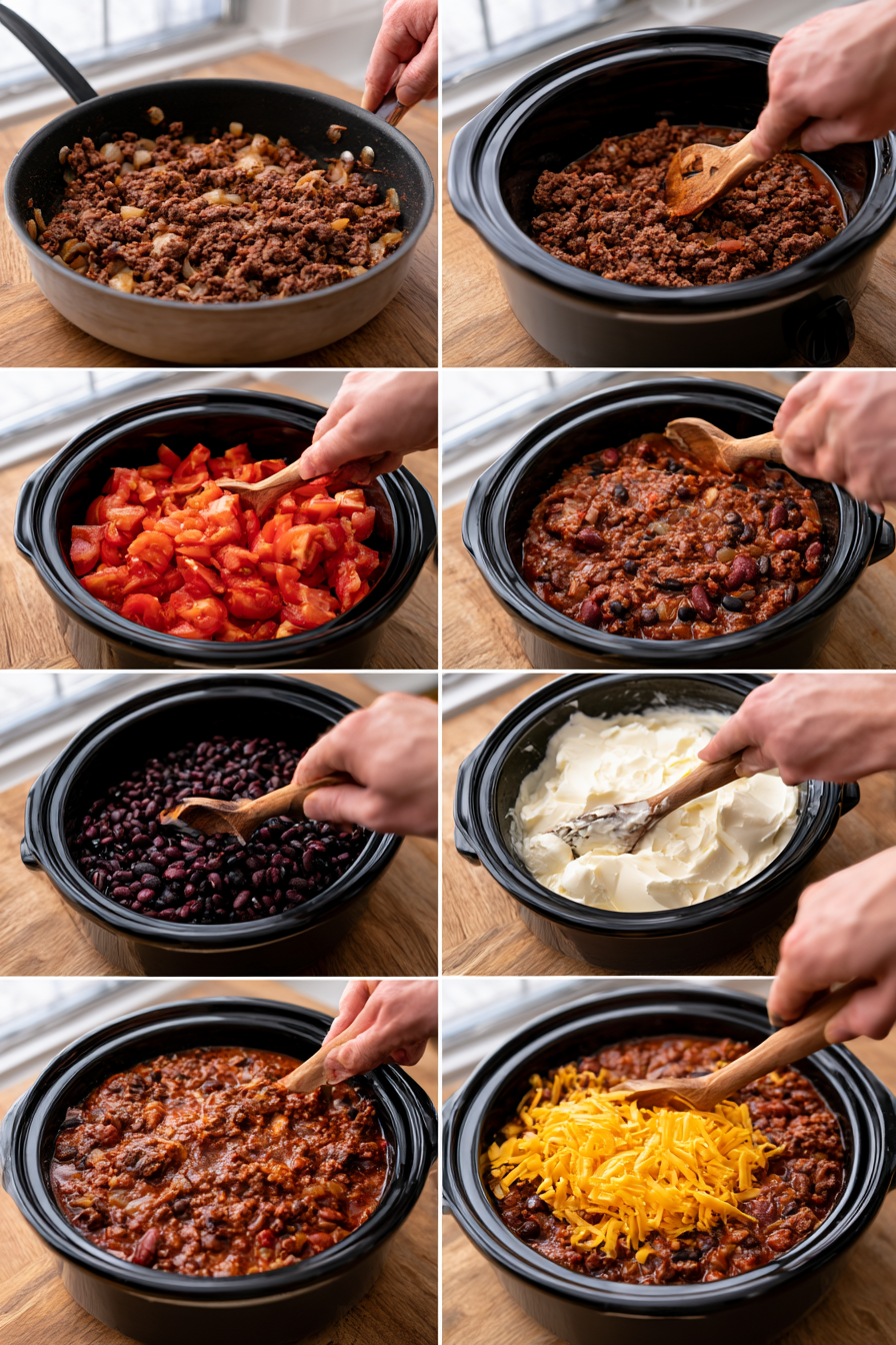 Cream Cheese Beef Chili