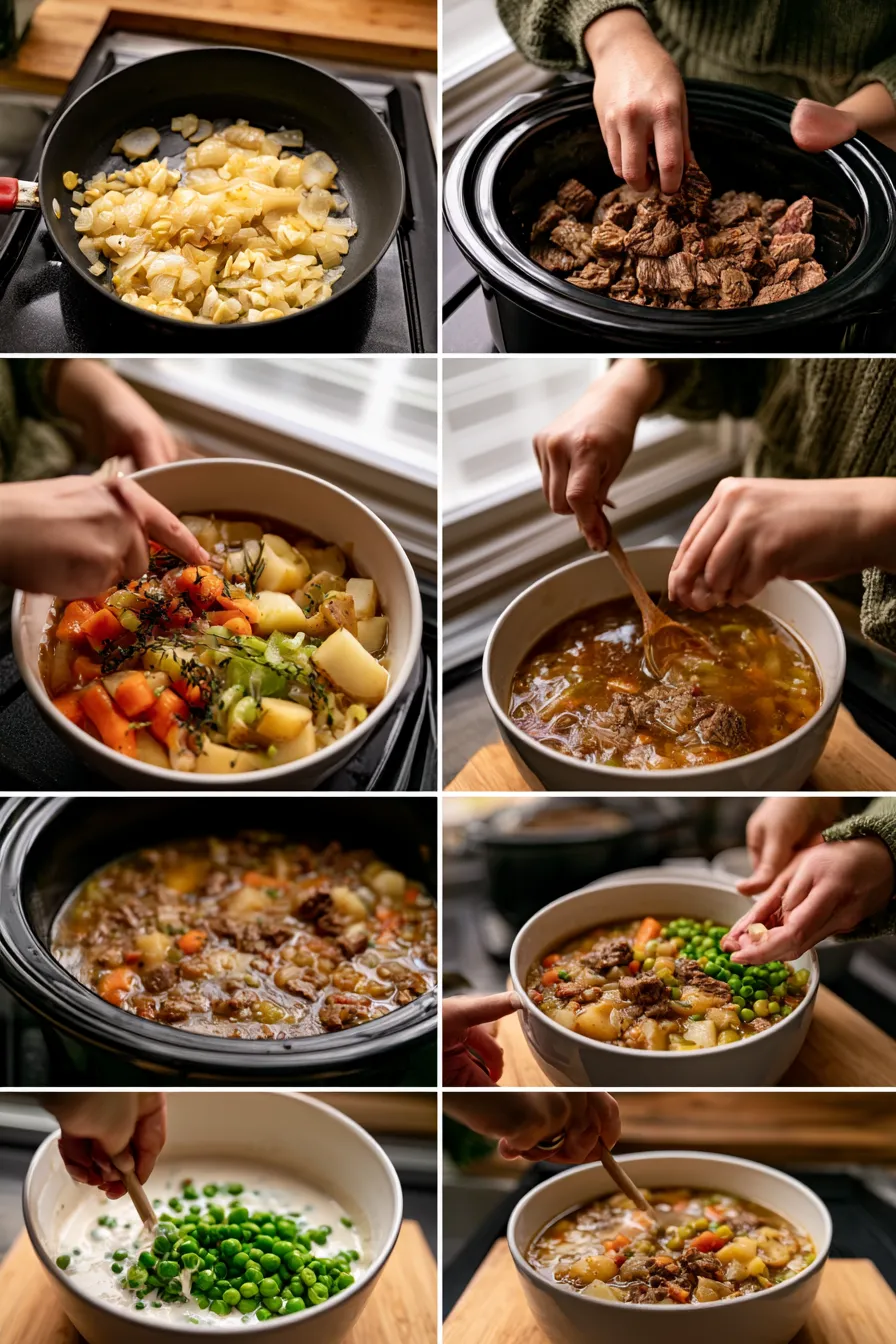 Creamy Beef and Vegetable Soup
