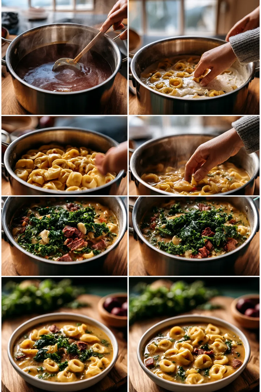 Creamy Tortellini Soup