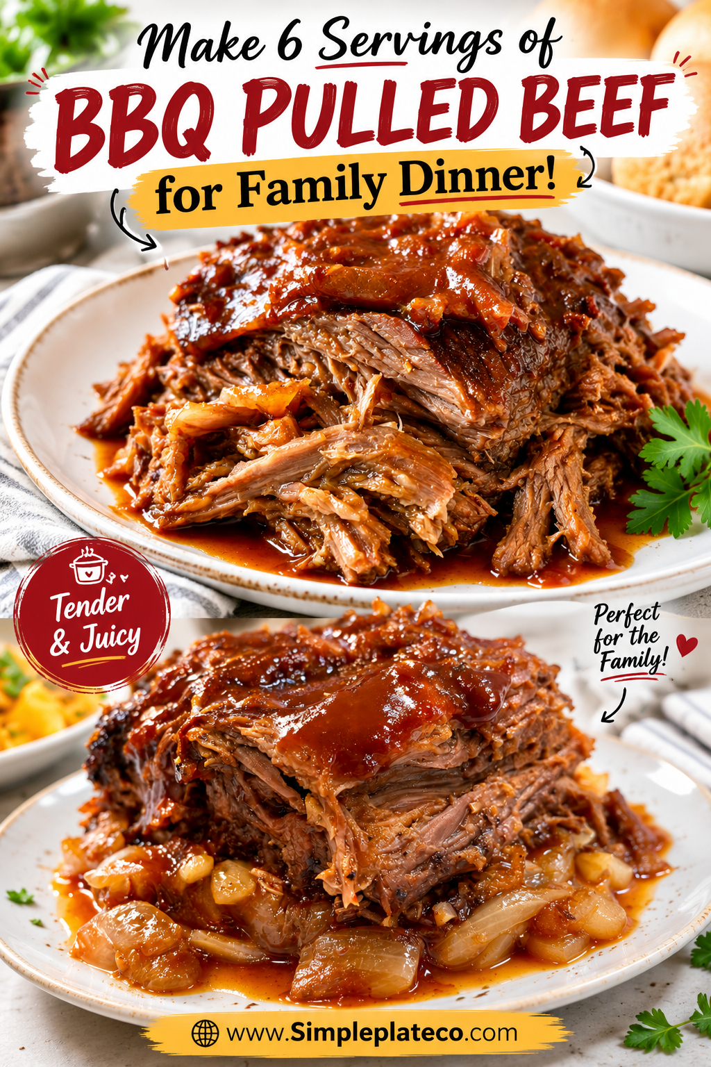 Crock Pot BBQ Pulled Beef