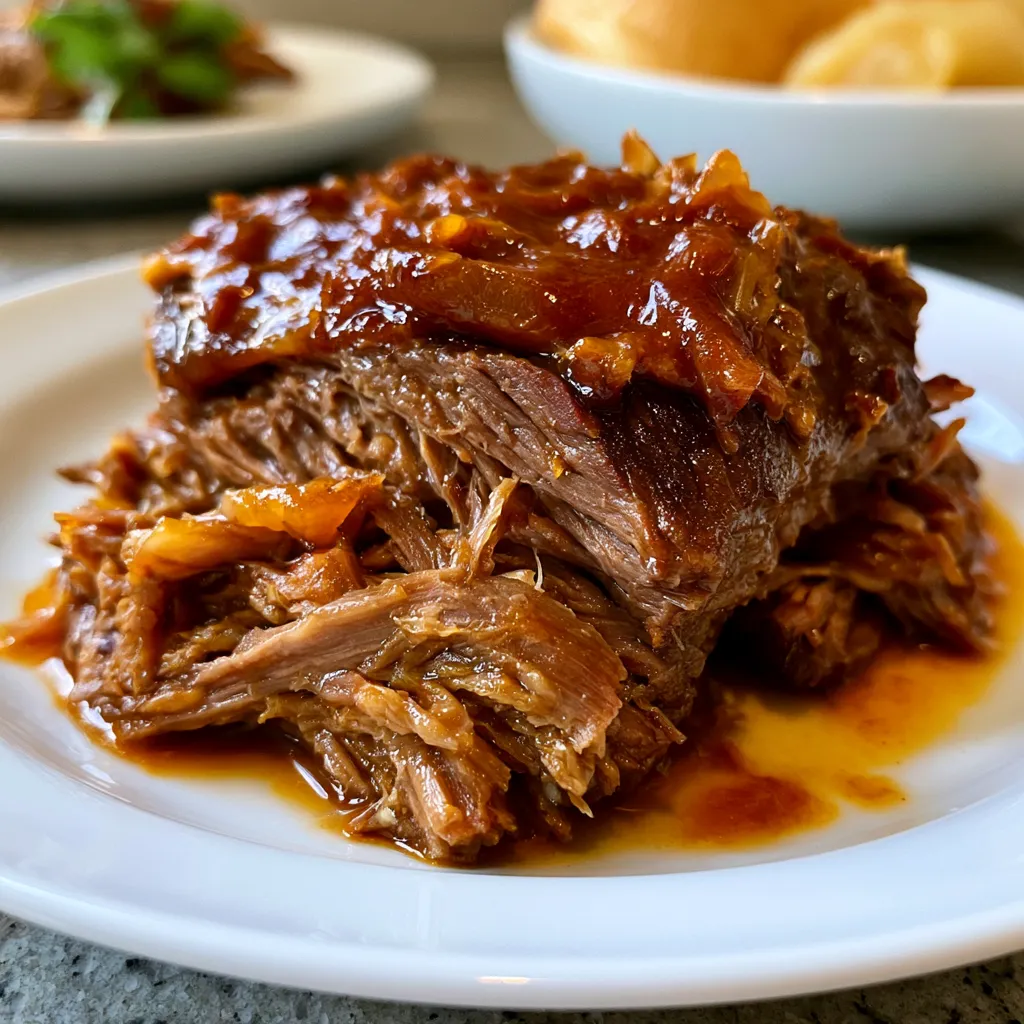 Crock Pot BBQ Pulled Beef