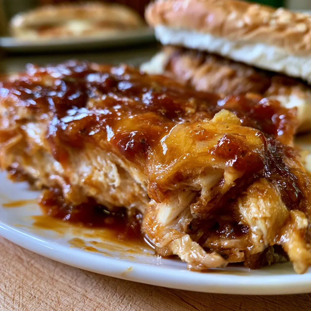 Crock Pot BBQ Pulled Chicken