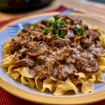 Crock Pot Beef Stroganoff