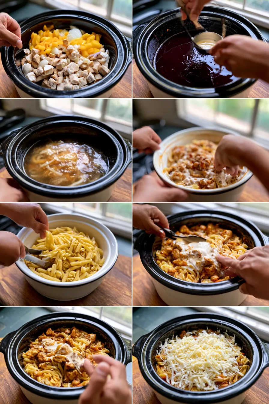 Crock Pot Cajun Chicken Pasta