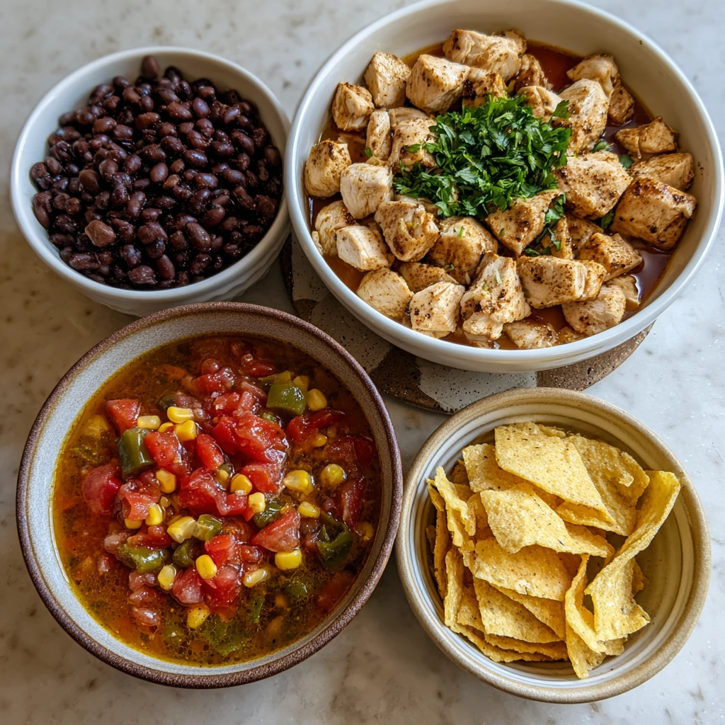 Crock Pot Chicken Tortilla Soup