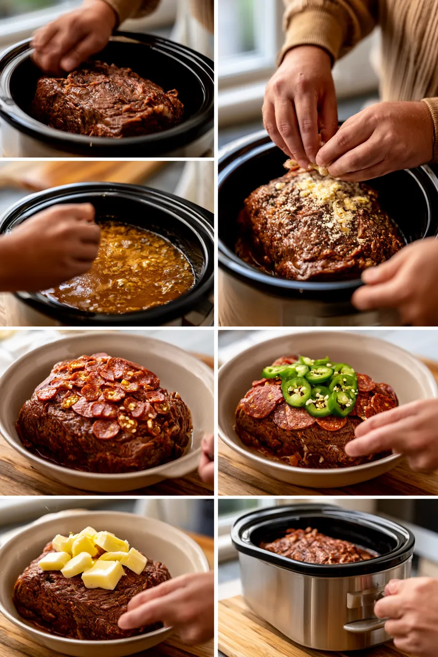 Crock Pot Mississippi Beef Roast