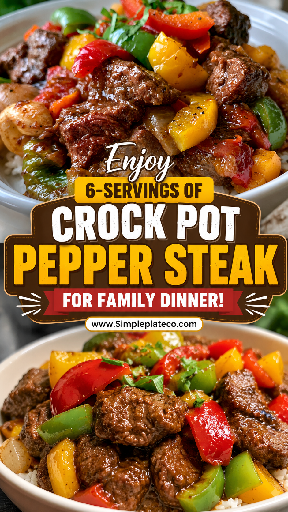 Crock Pot Pepper Steak