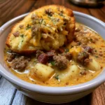 Crockpot Cheeseburger Soup
