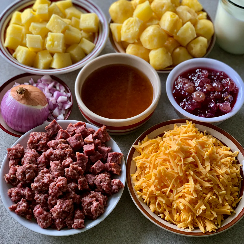 Crockpot Cheeseburger Soup