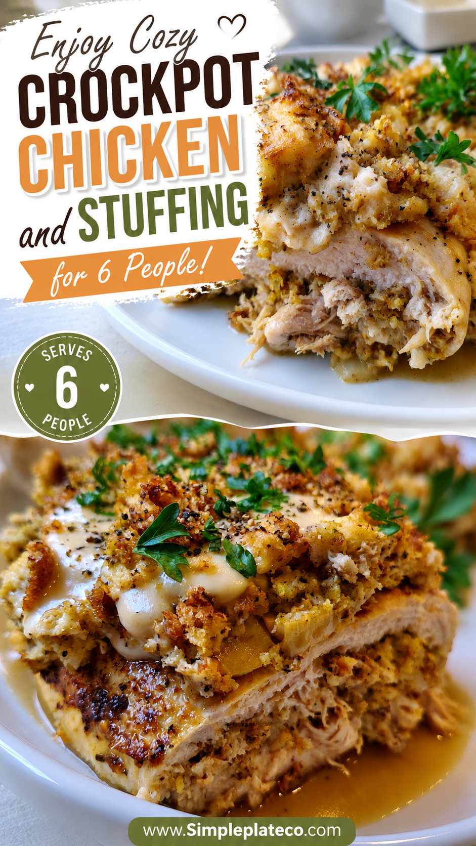 Crockpot Chicken and Stuffing