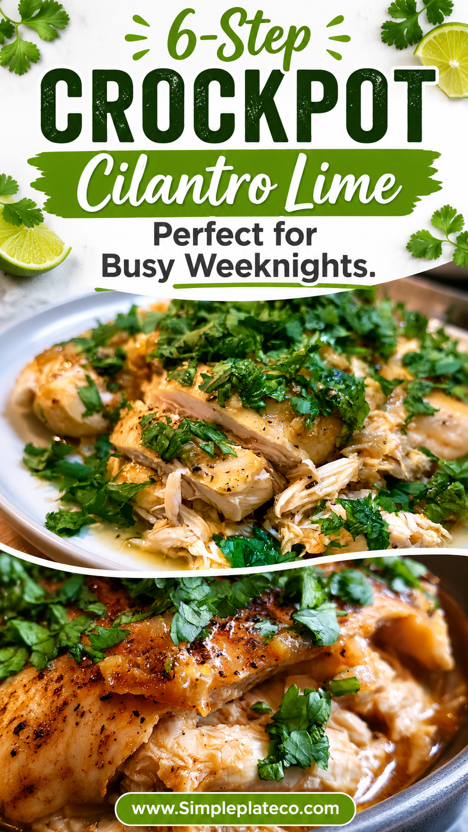 Crockpot Cilantro Lime Chicken