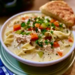 Crockpot Creamy Chicken Noodle Soup