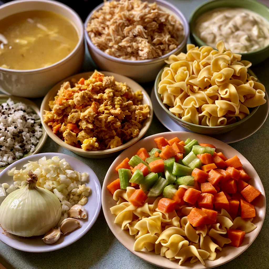 Crockpot Creamy Chicken Noodle Soup