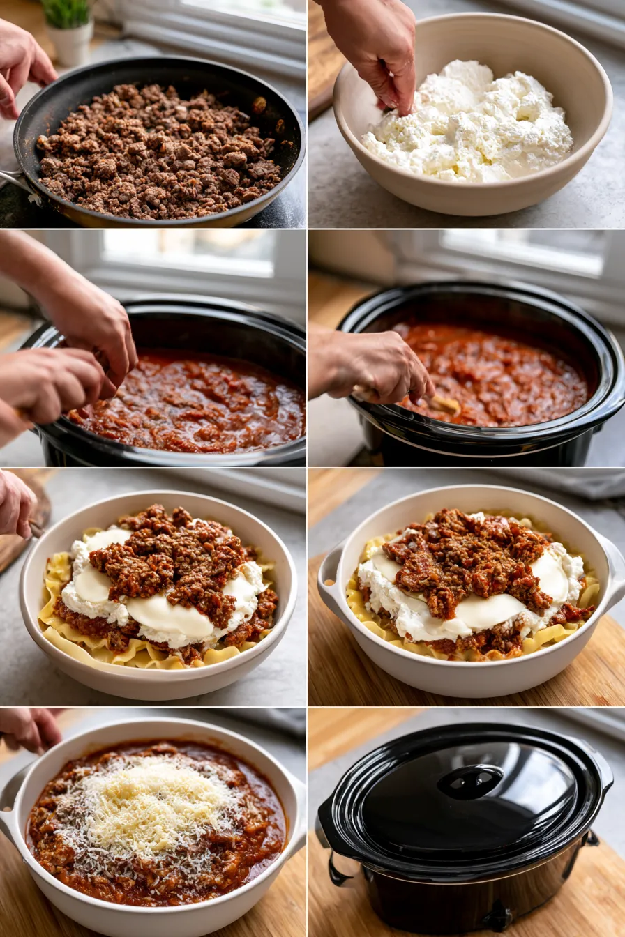 Crockpot Lasagna Recipe