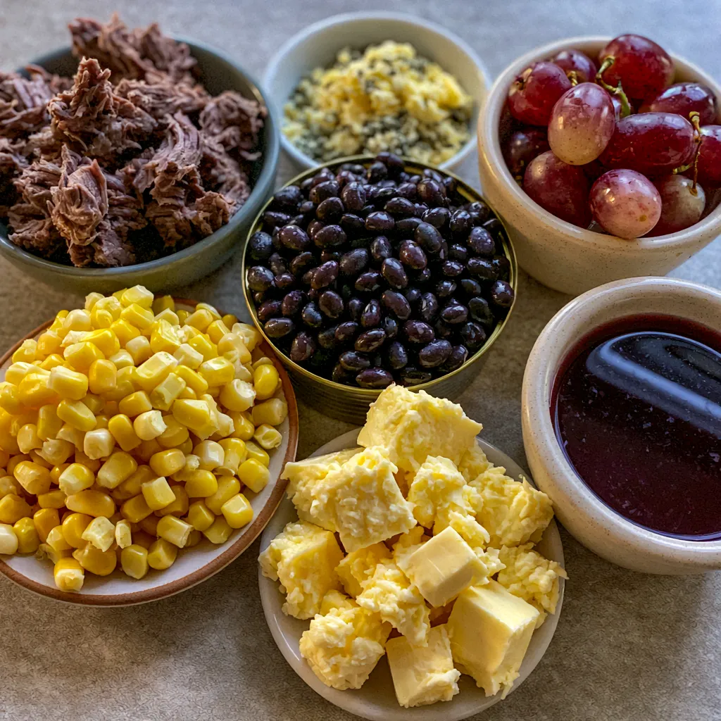 Fiesta Beef Crock Pot Recipe