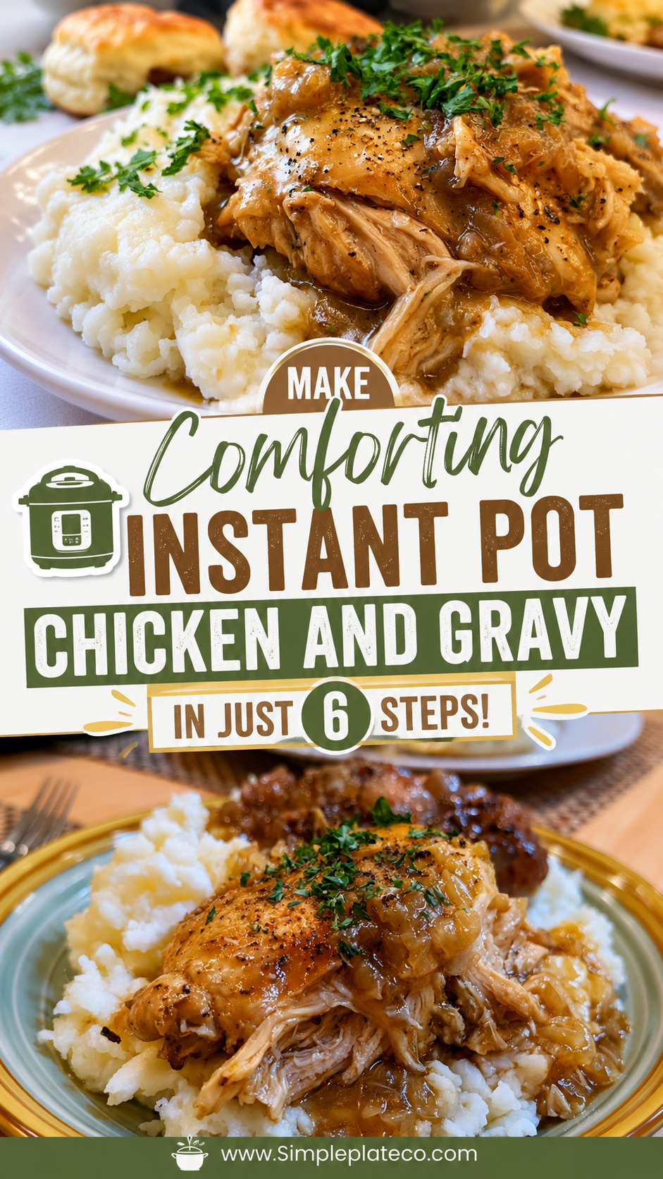 Instant Pot Chicken and Gravy