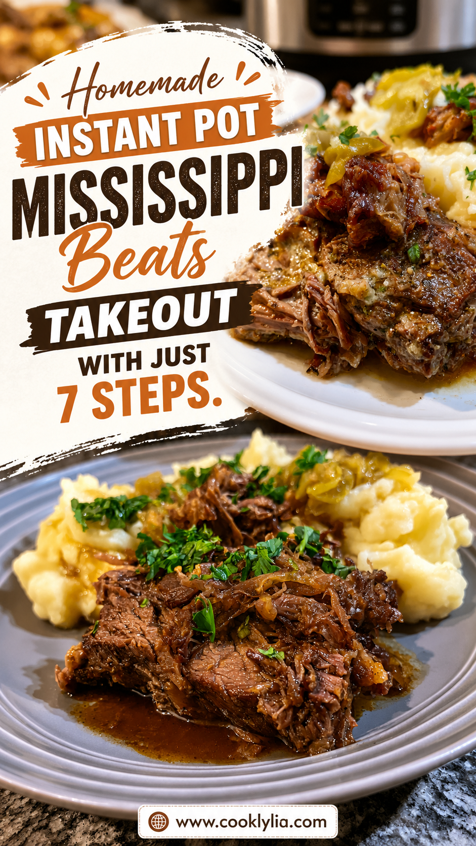 Instant Pot Mississippi Pot Roast