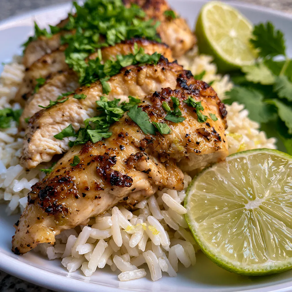 Lime Chicken and Rice