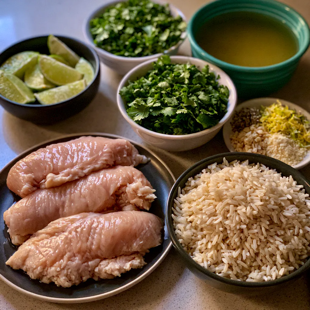 Lime Chicken and Rice