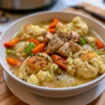 One Pot Chicken Dumpling Soup