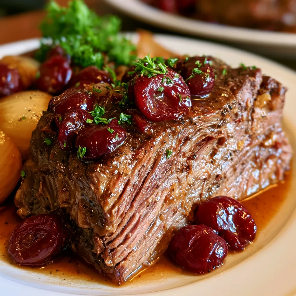 Pot Roast with Tart Cherry Sauce