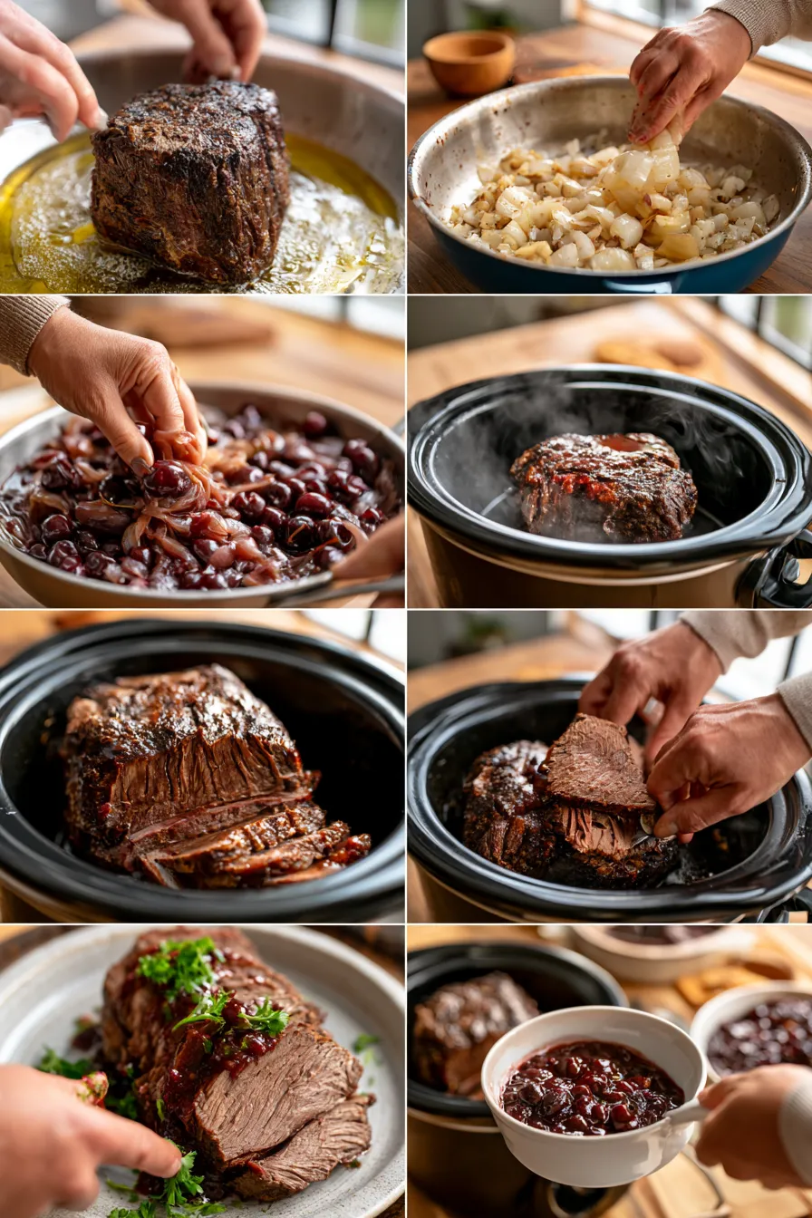 Pot Roast with Tart Cherry Sauce