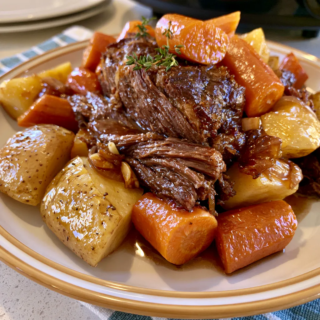 Slow Cooker Amish Pot Roast
