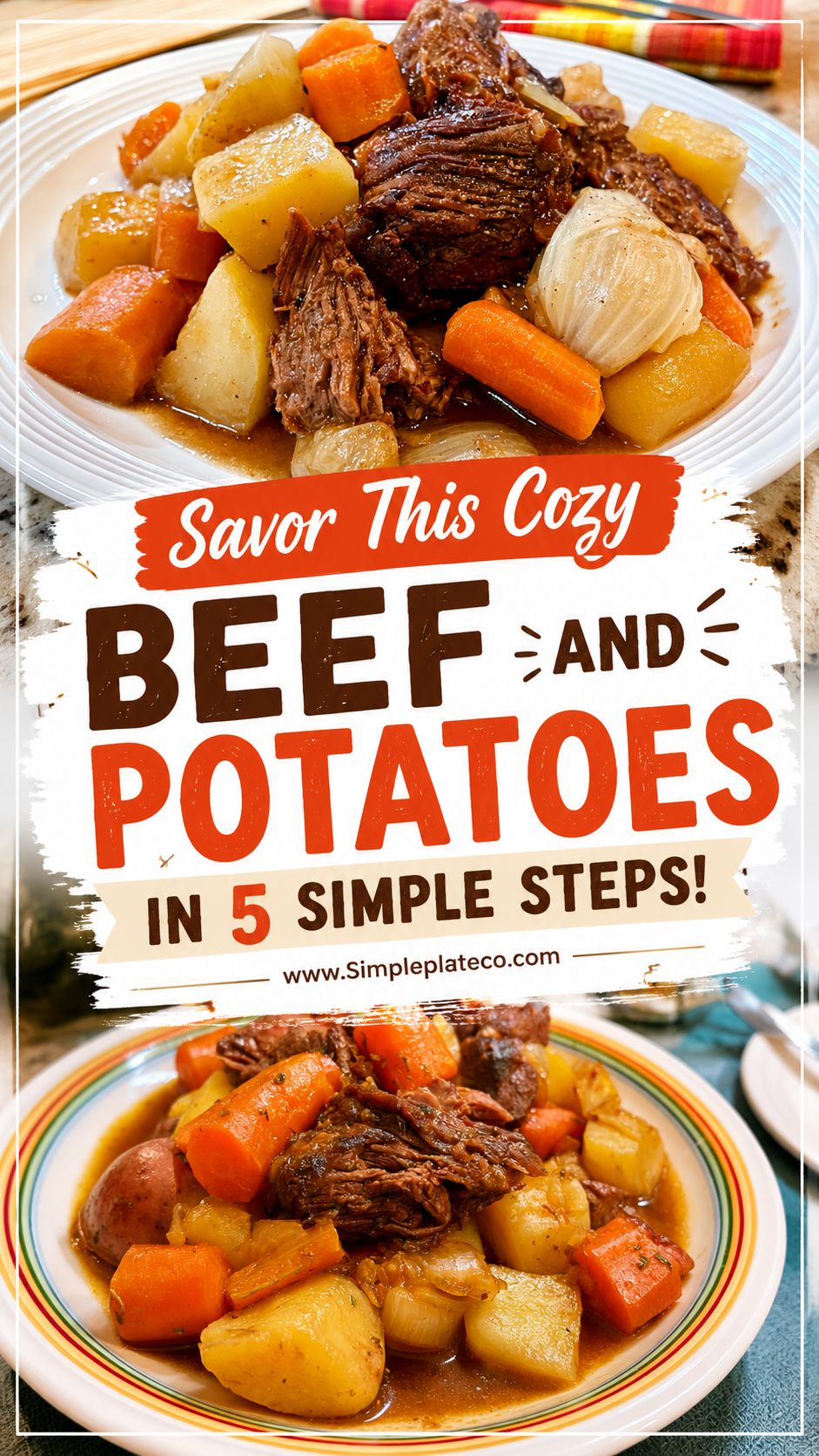 Slow Cooker Beef and Potatoes