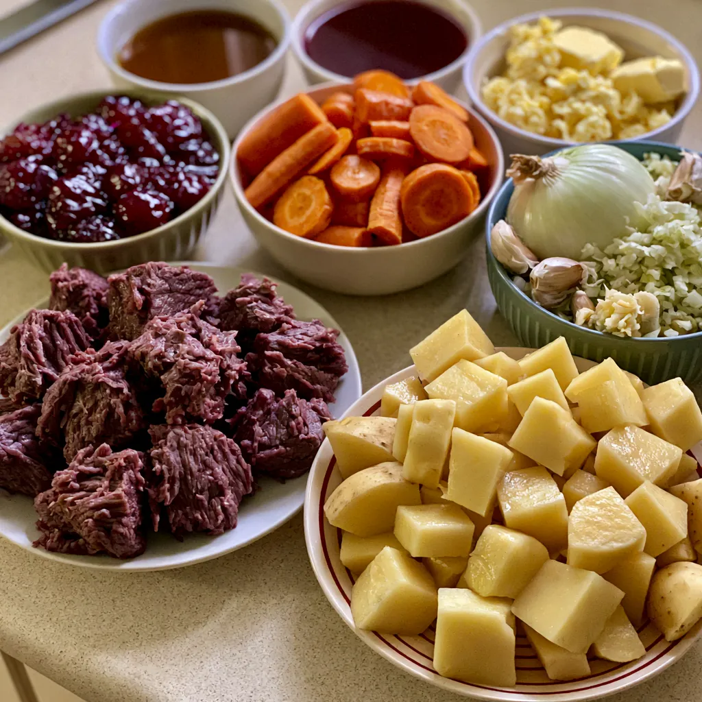 Slow Cooker Beef and Potatoes
