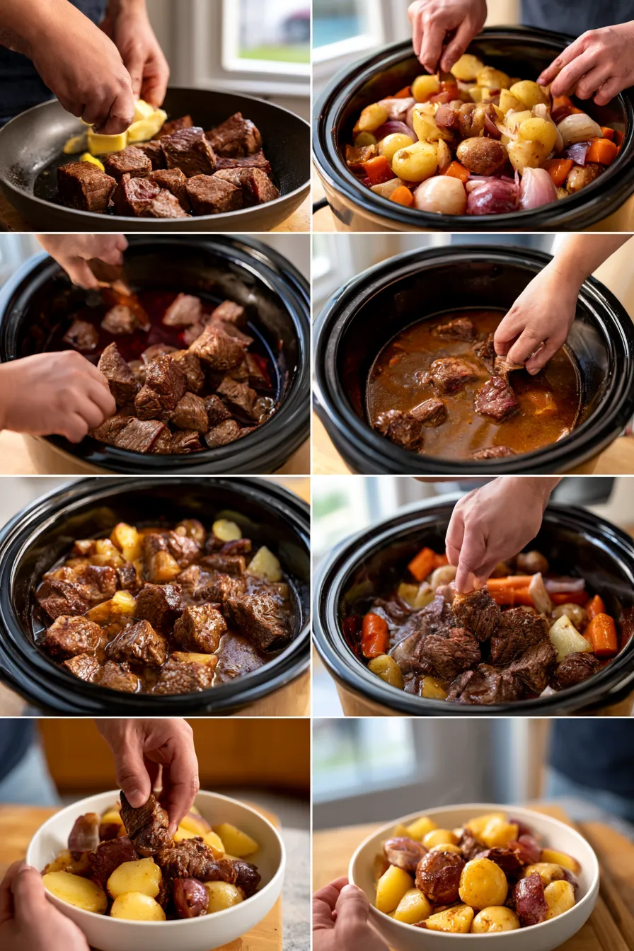 Slow Cooker Beef and Potatoes